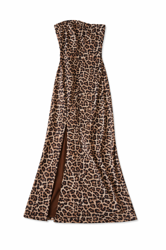 Savannah Strapless Maxi Dress – SHEIN